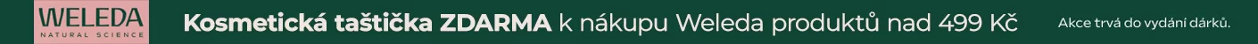 Weleda nad 499 Kč taštička zdarma