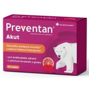 Preventan Akut s příchutí brusinek a grepu tbl.30