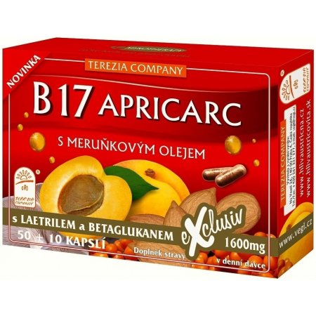B17 Apricarc s meruňkovým olejem 50+10 tablet
