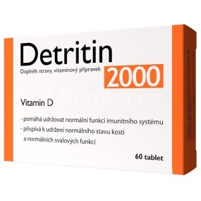 DETRITIN 2000 IU vitaminu D 60 tablet