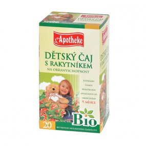 Apotheke BIO Dětský čaj s rakytníkem na obranyschopnost 20 x 1.5g