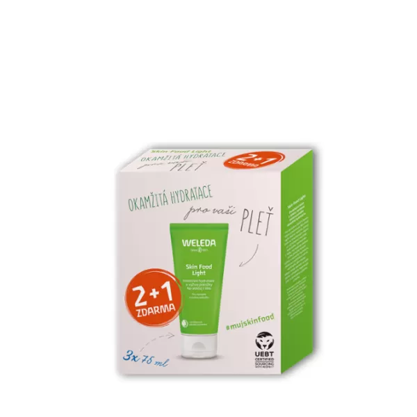 Weleda Skin Food Light univerzální výživný krém 3 x 75 ml dárková sada