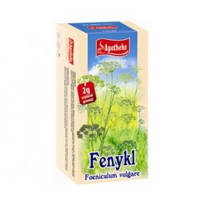 Apotheke Fenykl obecný čaj 20x2g n.s.