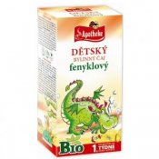 APOTHEKE Dětský čaj fenyklový BIO 20x1,5 g