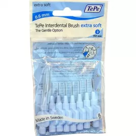 TEPE Mezizubní kartáčky sv. modré Extra Soft 0,6 mm 8 kusů