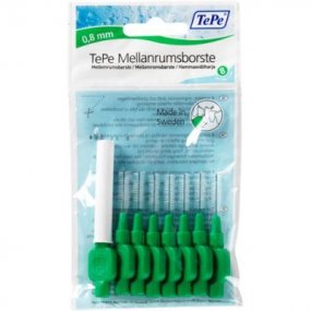 TePe Original mezizubní kartáčky 0,8 mm zelené, 8 ks