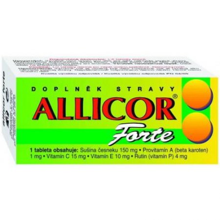 NATURVITA Allicor forte česnek 60 tablet