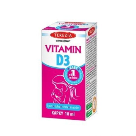 Terezia Vitamin D3 400 IU kapky 10 ml
