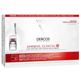 VICHY DERCOS Aminexil clinical pro FEMME 21 ampulí