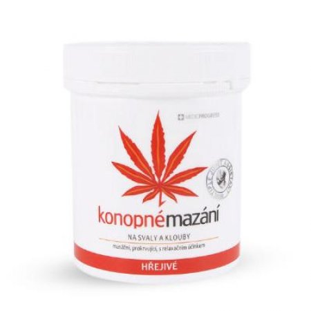 MEDICPROGRESS Konopné mazání Hřejivé 250 ml