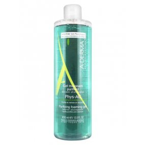 A-DERMA Phys-Ac Čistící pěnivý gel 400 ml