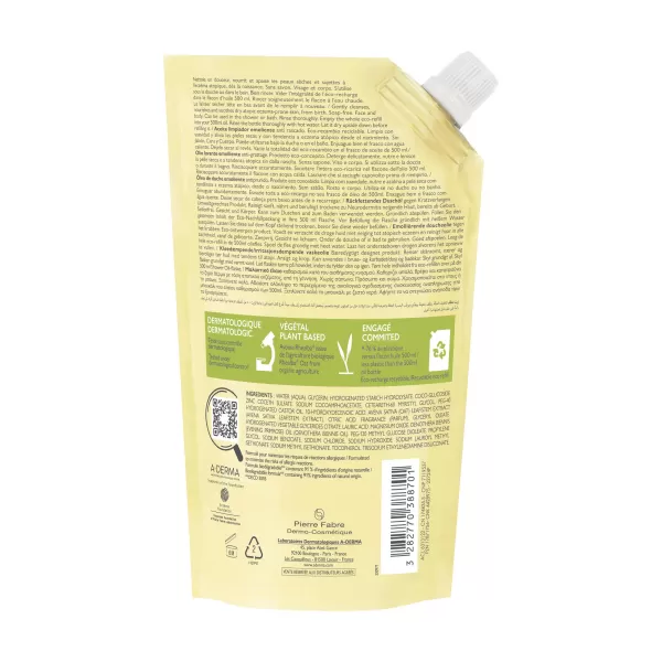 A-Derma Exomega Huile sprchový čistící olej náplň 500 ml