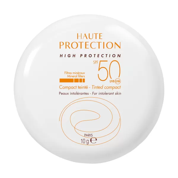 AVENE Tónovací kompaktní pudr s UV filtrem 50 - Haute Protection Compact Sable 10 g - Beige (světlý)