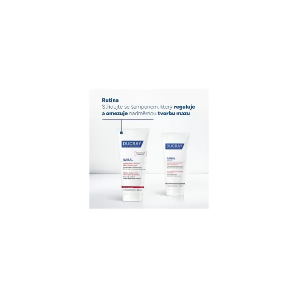 Ducray SABAL ARGEAL Šampon absorbující kožní maz pro každodenní použití 200 ml
