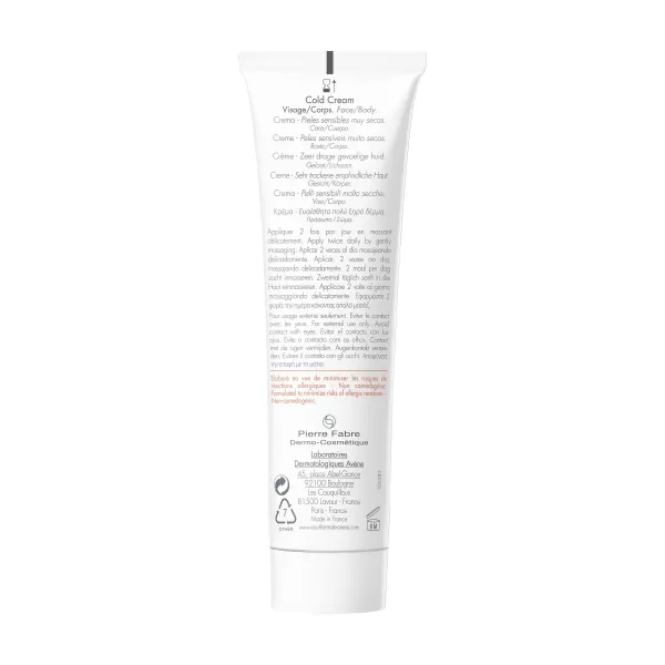 AVENE Cold Cream krém pro velmi suchou citlivou pokožku 100ml