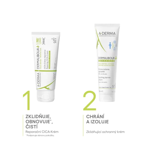 A-DERMA Dermalibour+ Barrier Ochranný krém 100ml