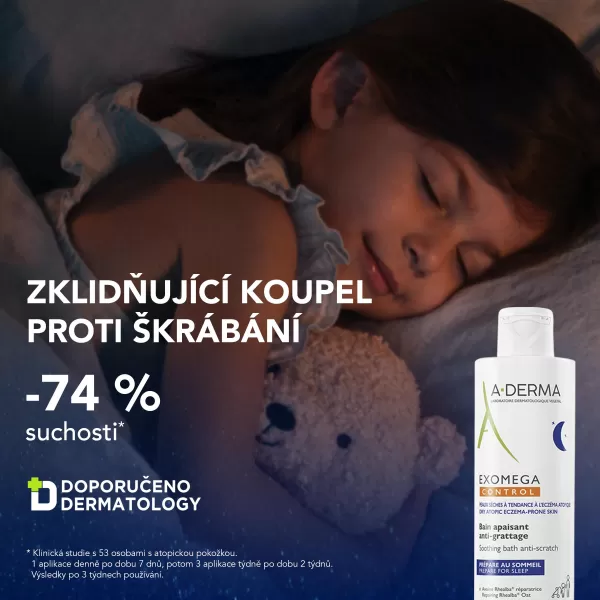 A-DERMA Exomega CONTROL Zklidňující koupel 200ml
