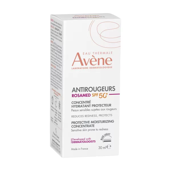 Avene Antirougeurs Rosamed ochranný hydratační koncentrát SPF 50+ 30 ml