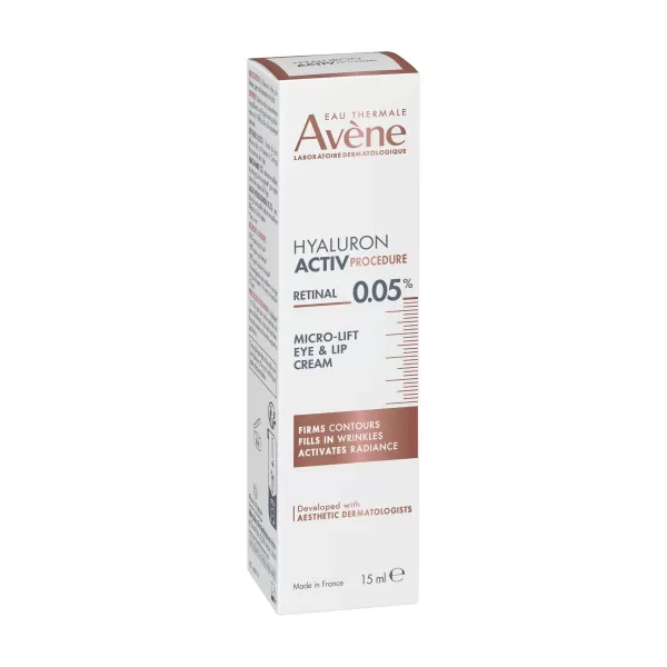Avène HYALURON ACTIV PROCEDURE Mikro-liftingový krém na oči a rty s retinalem 0,05 % 15 ml
