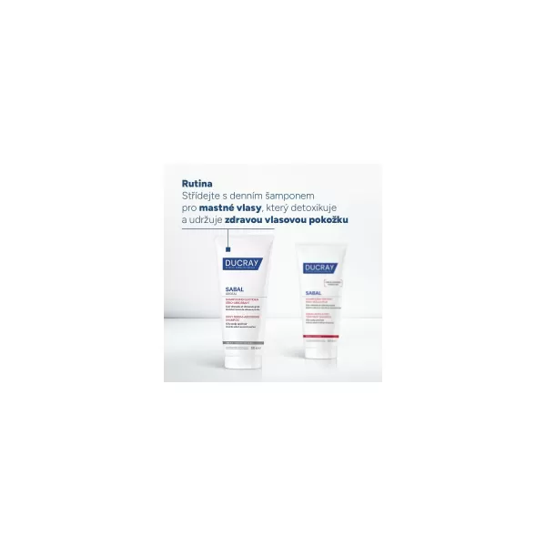 Ducray SABAL Pečující šampon regulující tvorbu mazu 200 ml
