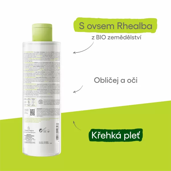 A-Derma BIOLOGY Dermatologická micelární voda HYDRATAČNÍ-ČISTICÍ 400 ml