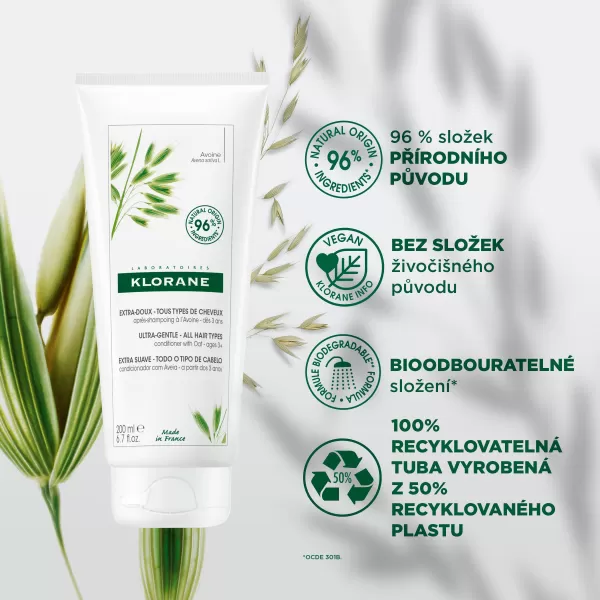 KLORANE Balzám s ovesným mlékem 200 ml