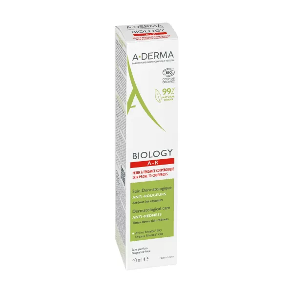 A-Derma BIOLOGY Dermatologická péče PROTI ZAČERVENÁNÍ 40 ml