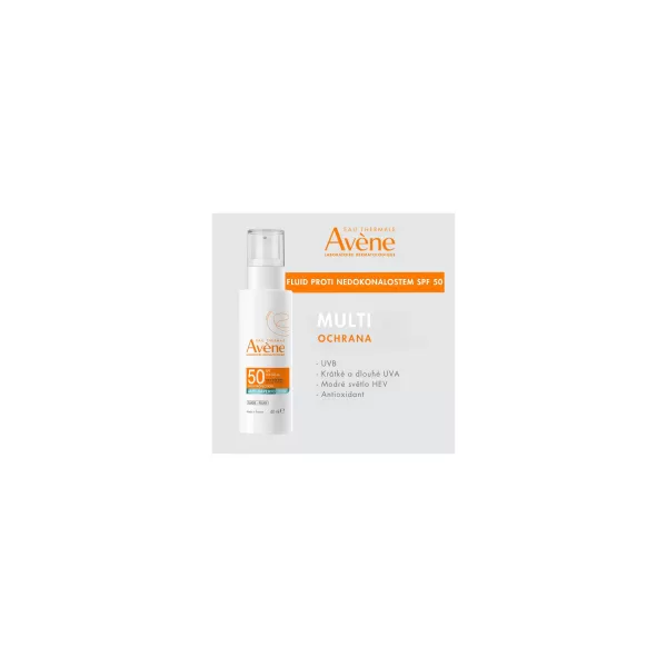 AVENE Fluid proti nedokonalostem pleti SPF50 40ml