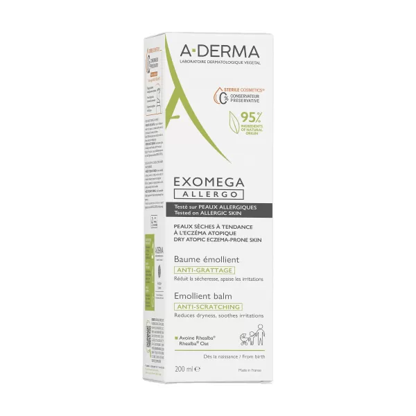 A-Derma Exomega ALLERGO emolienční balzám 200 ml