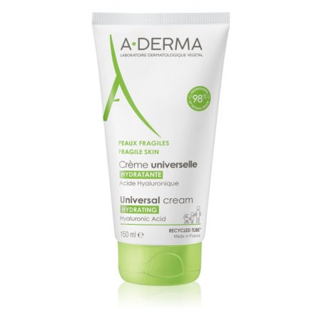 A-Derma Universal Cream univerzální krém s kyselinou hyaluronovou 150 ml