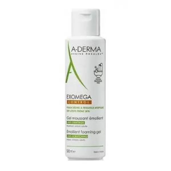 A-derma EXOMEGA CONTROL Zvláč. pěnivý gel 500 l