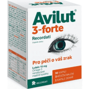 Avilut 3-forte Recordati 90 kapslí