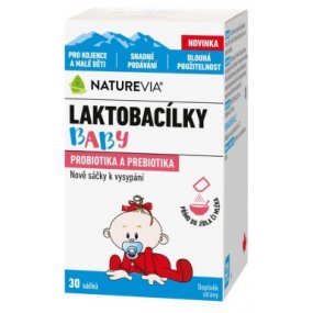 NatureVia Laktobacílky baby 30 sáčků