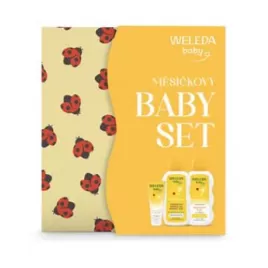 Weleda měsíčkový kojenecký krém 75 ml + Měsíčková kojenecká koupel 200 ml + měsíčkový kojenecký olej 200 ml