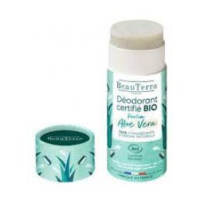 BeauTerra tuhý organický deodorant ALOE VERA 50 g