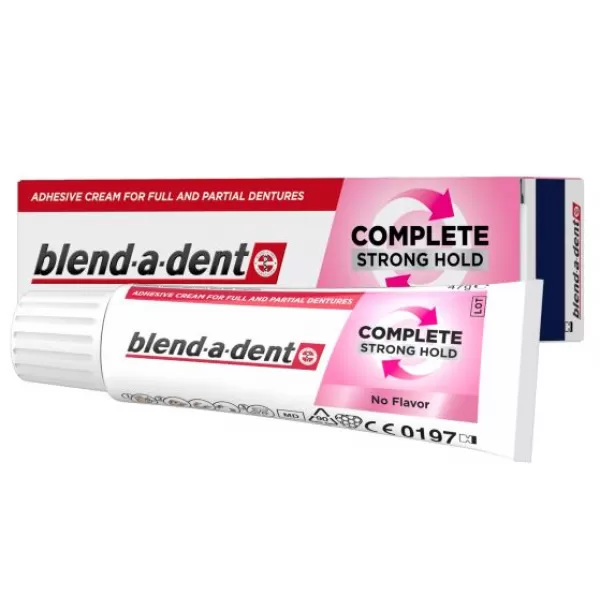 Blend-a-dent COMPLETE STRONG HOLD fixační krém pro zubní náhrady - protézy 47 g