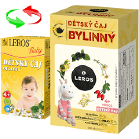 LEROS BABY Dětský čaj bylinný 20x1,8 g