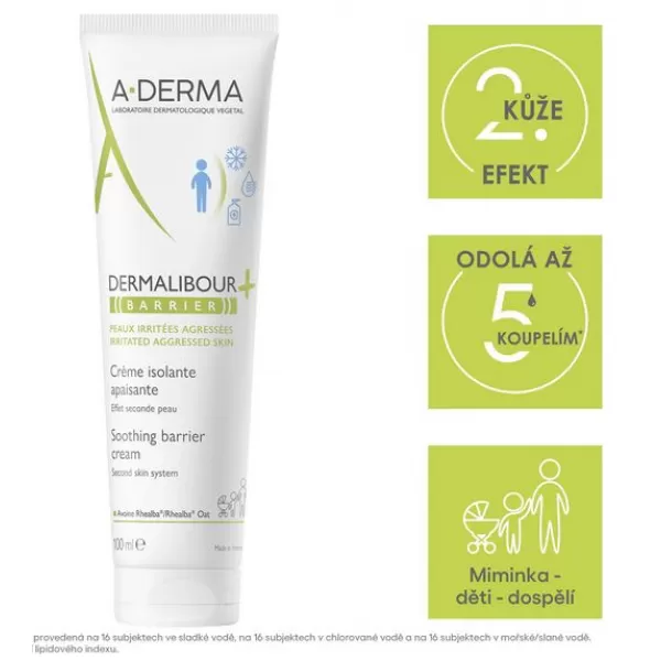 A-DERMA Dermalibour+ Barrier Ochranný krém 100ml
