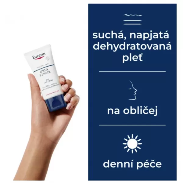 EUCERIN UreaRepair denní krém na obličej 50ml