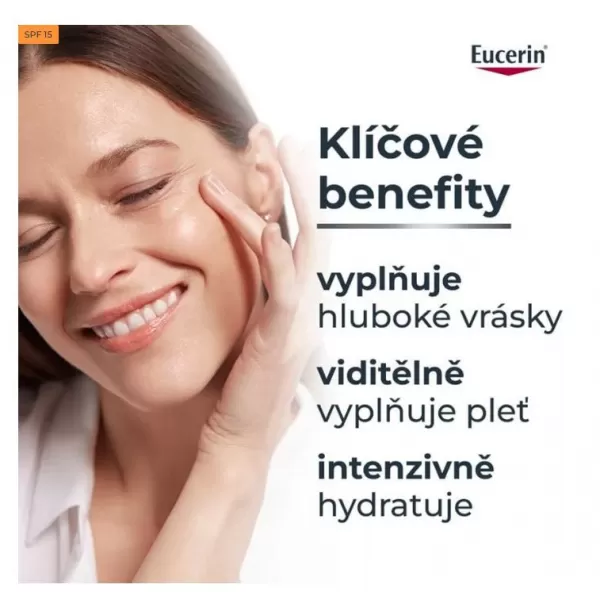 Eucerin HYALURON-FILLER+3x EFFECT denní krém normální/smíšená pleť SPF15 50ml