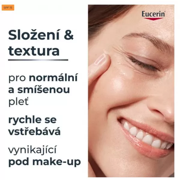 Eucerin HYALURON-FILLER+3x EFFECT denní krém normální/smíšená pleť SPF15 50ml