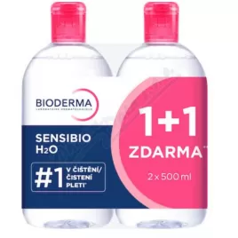 BIODERMA Sensibio H2O micelární voda 500ml 1+1