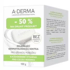 A-DERMA Zklidňující dermatologická kostka DUO 100g