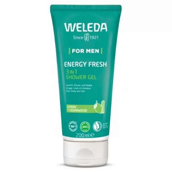 Weleda 3 v 1 Shower Gel For Men Energy Fresh 200 ml