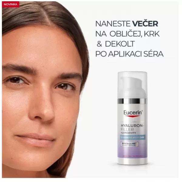 Eucerin Hyaluron-Filler + Longevity Epigenetic Noční krém