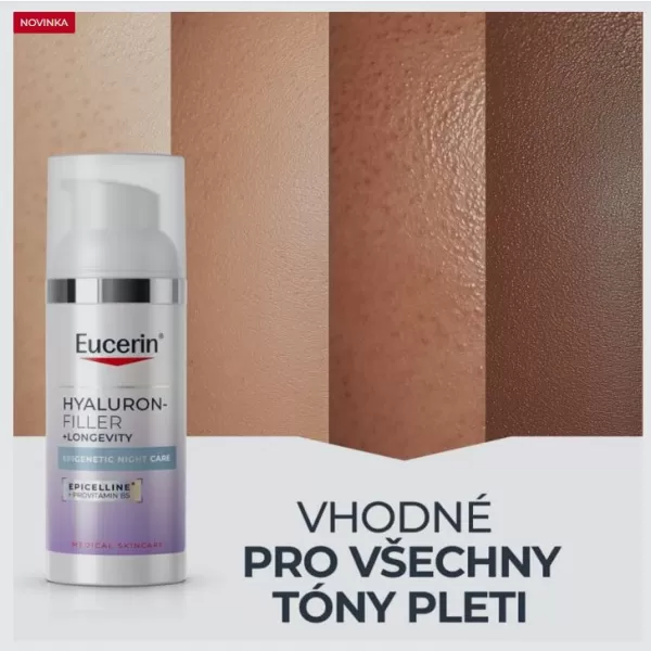 Eucerin Hyaluron-Filler + Longevity Epigenetic Noční krém
