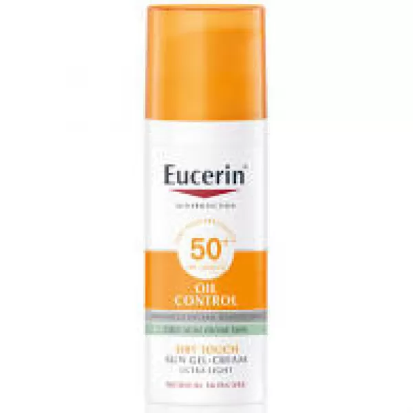 Eucerin SUN Oil Control SPF50+ ochranný krémový gel na obličej 50 ml