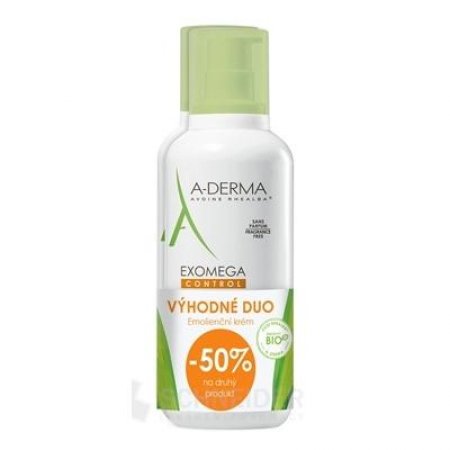 A-DERMA EXOMEGA CRÈME ÉMOLLIENTE DUO 2x400 ml