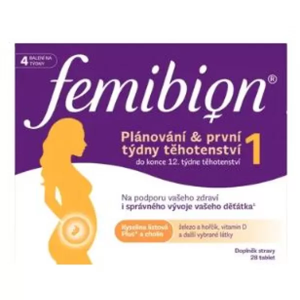 FEMIBION 1 Plánování a 1.trimestr 28 tablet