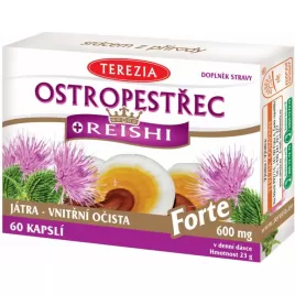 Terezia Ostropestřec + reishi Forte 60 kapslí